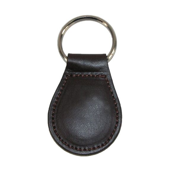 Boston Leather Other - Boston Leather Smooth Leather Tear Drop Key Fob Keychain